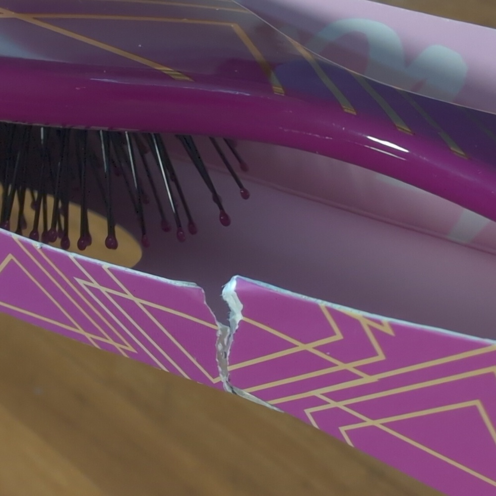 Original Detangler - Purple/Gold Geometric - Picture 7 of 7
